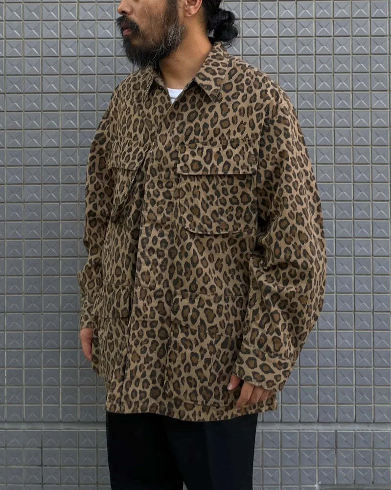 最初の  トレンドアイテム【WACKO MARIA】 LEOPARD FATIGUE JACKET ジャケット・アウター
