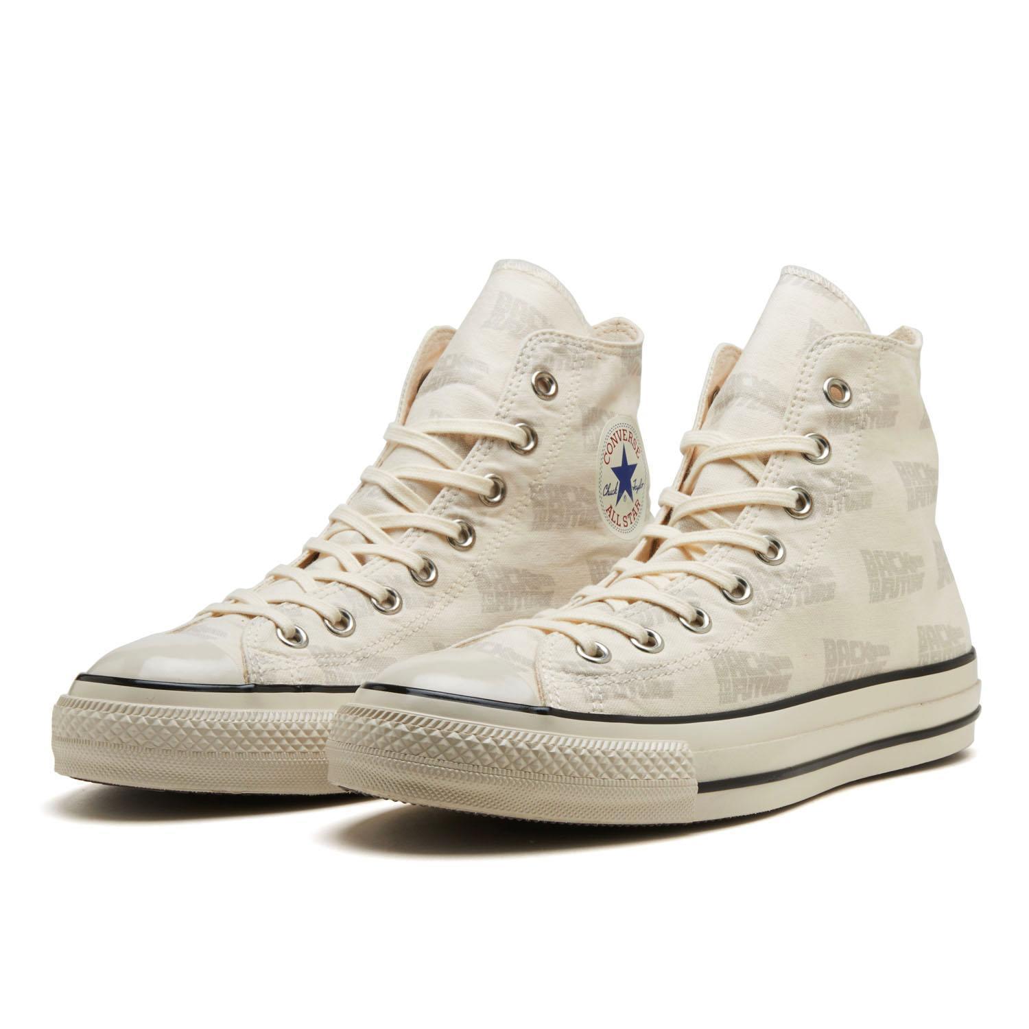 国内配送 CONVERSE ALL STAR US LG HI BACK TO THE FUTURE WHITE