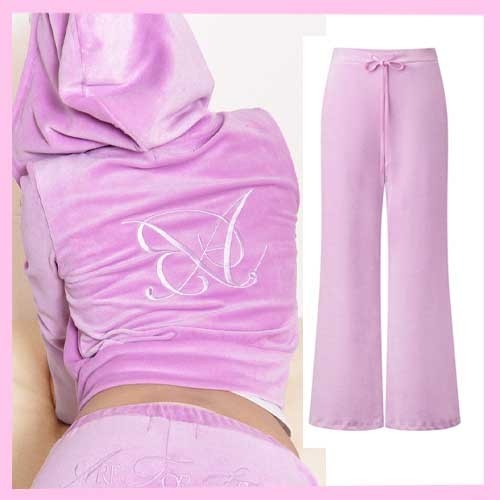 BIBI for 2000 Archives★コラボ AFL VELOUR TRACK PANTS R4290