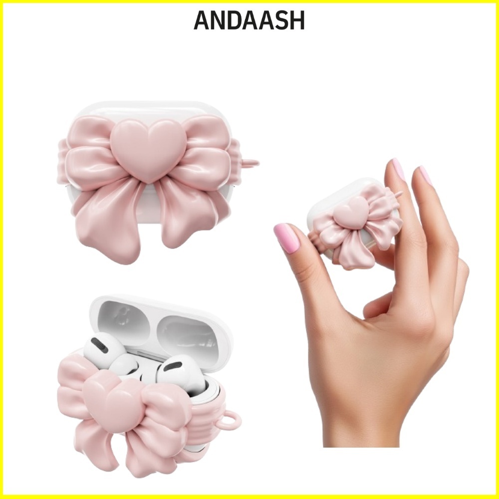 【AANDAASH】 Airpods BOW 01 PINK edition(数量限定)