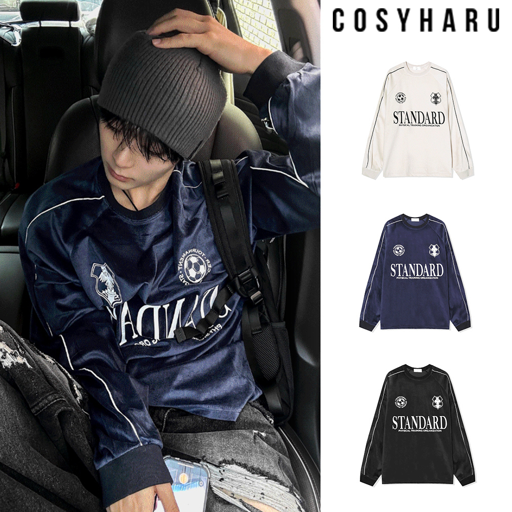 【COSYHARU】Teprin Velvet Standard Long Sleeve