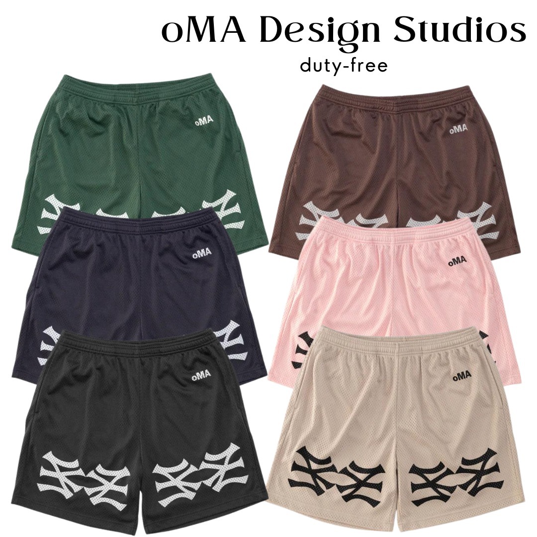 【oMAdesignstudios】NY x NY MESH SHORTS