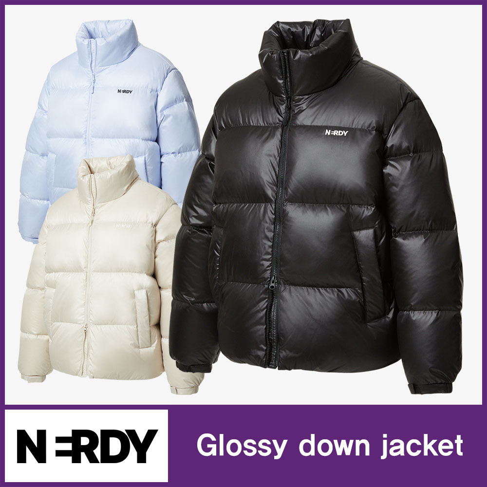 ★NERDY★Glossy down jacket★送料・関税込
