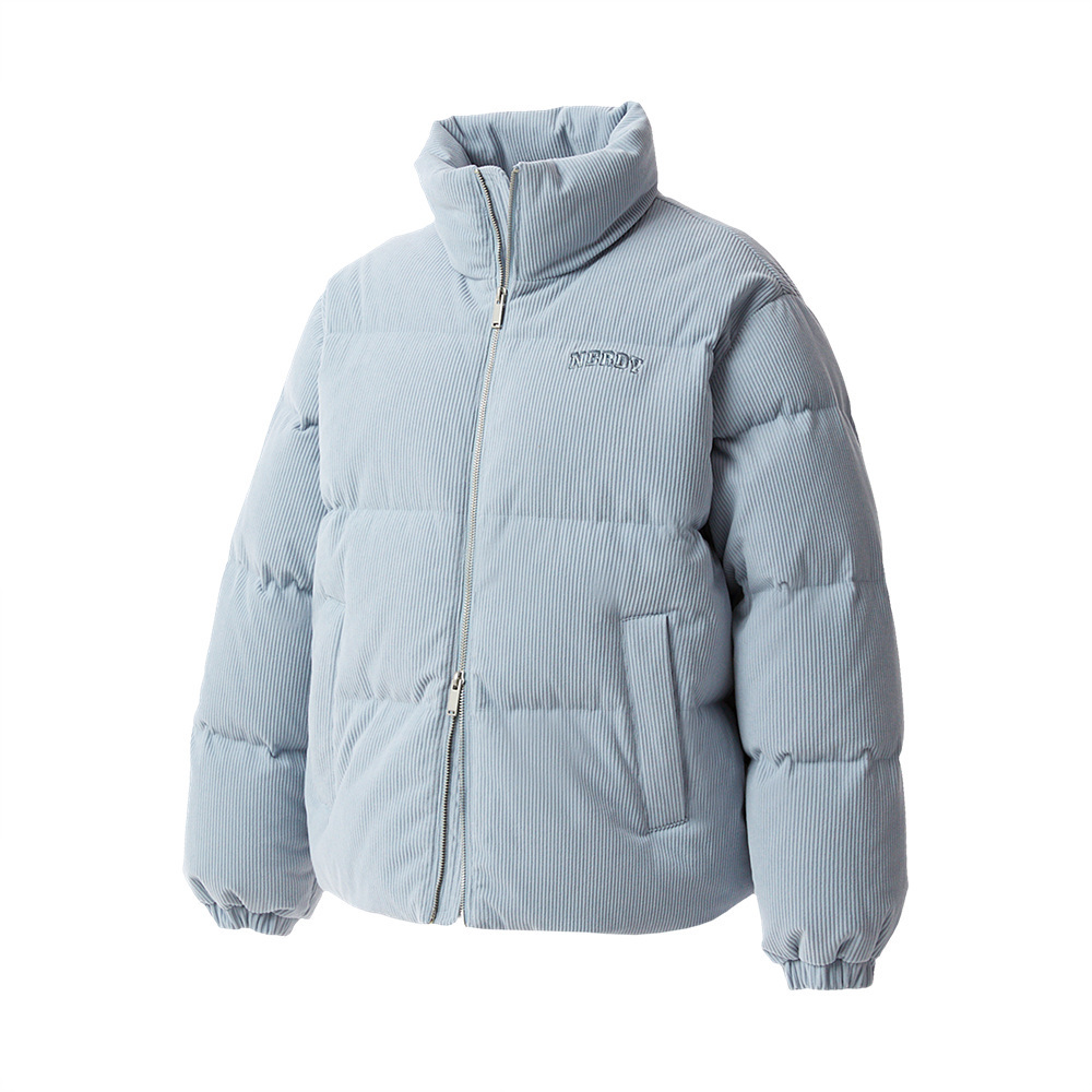 ノルディ NERDY CROPPED CORDUROY DOWN JACKET クロップド