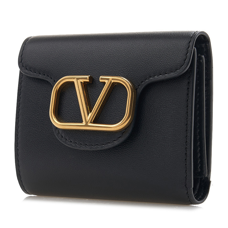 《VALENTINO》 P0Z19 ZXL 0NO V ロゴ ウォレット