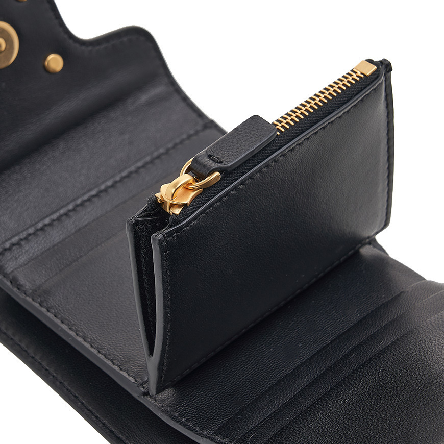 《VALENTINO》 P0Z19 ZXL 0NO V ロゴ ウォレット
