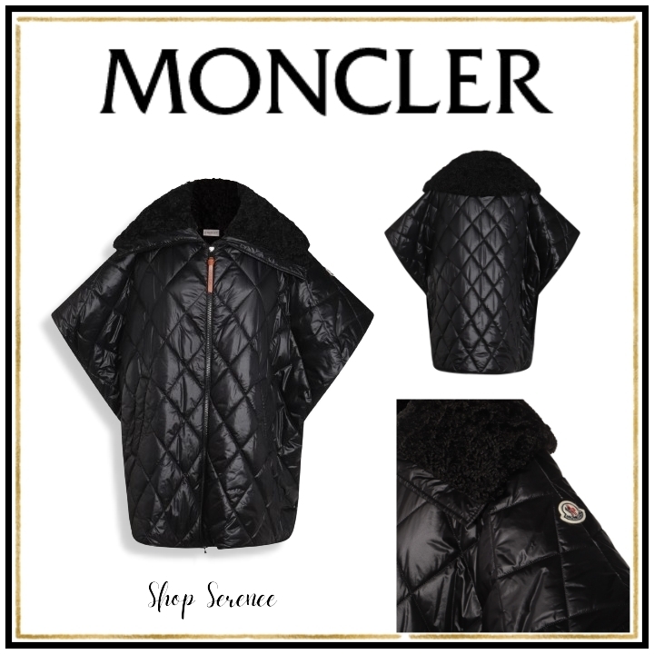 ☆関税込☆【MONCLER】レディース パッド入りケープ