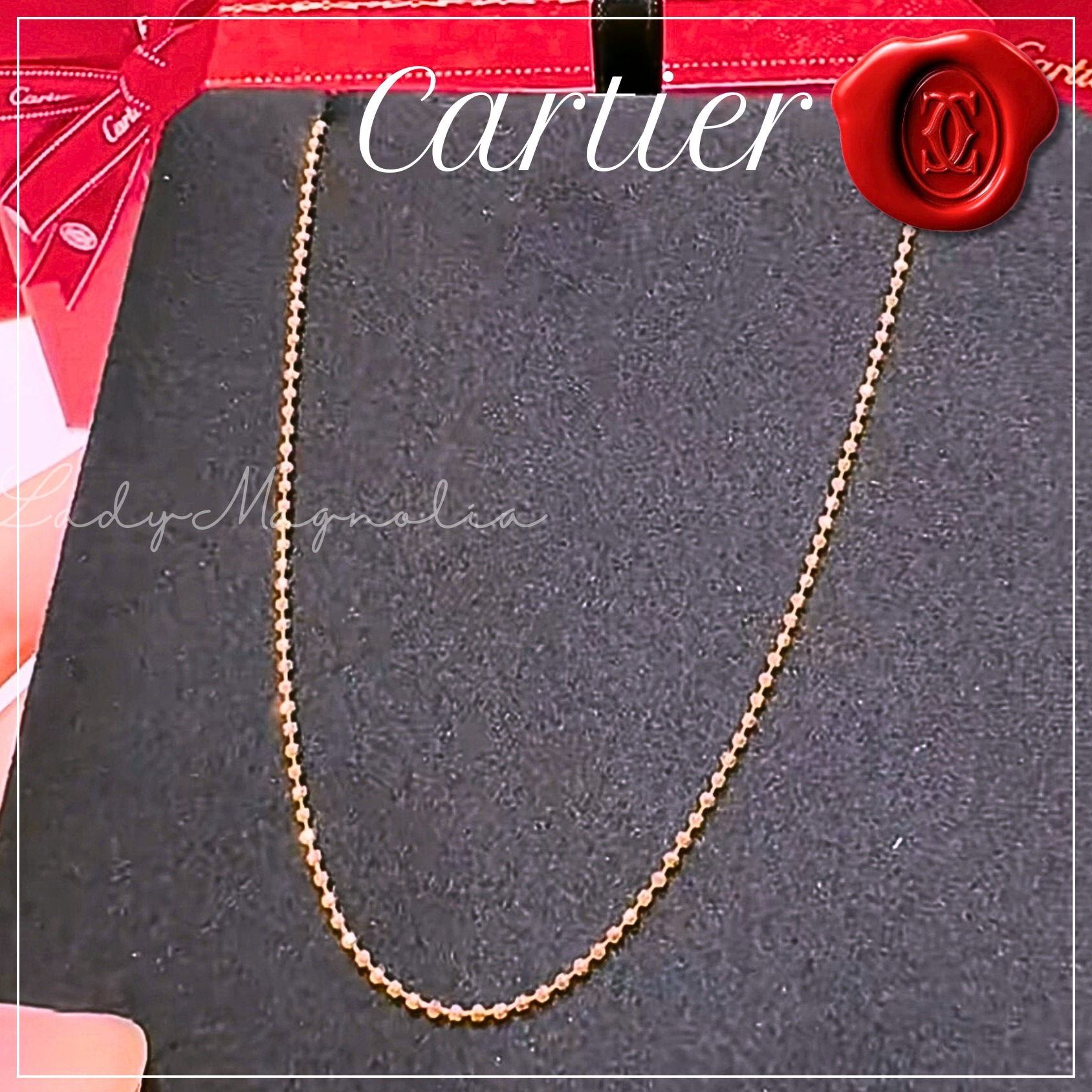 【Cartier】日本未入荷 チェーン ネックレス K18 最高級のお洒落