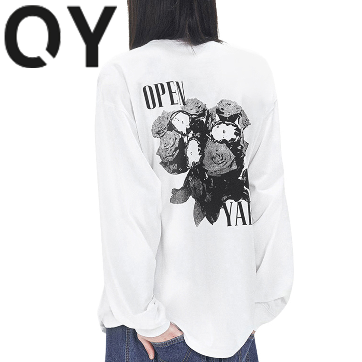 ★OY★ROSE OPYD LONG SLEEVE - WHITE★正規品/韓国直送料込