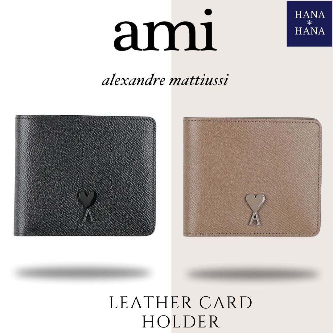 AMI PARIS アミパリス ハートロゴ カード フォルダー ウォレット