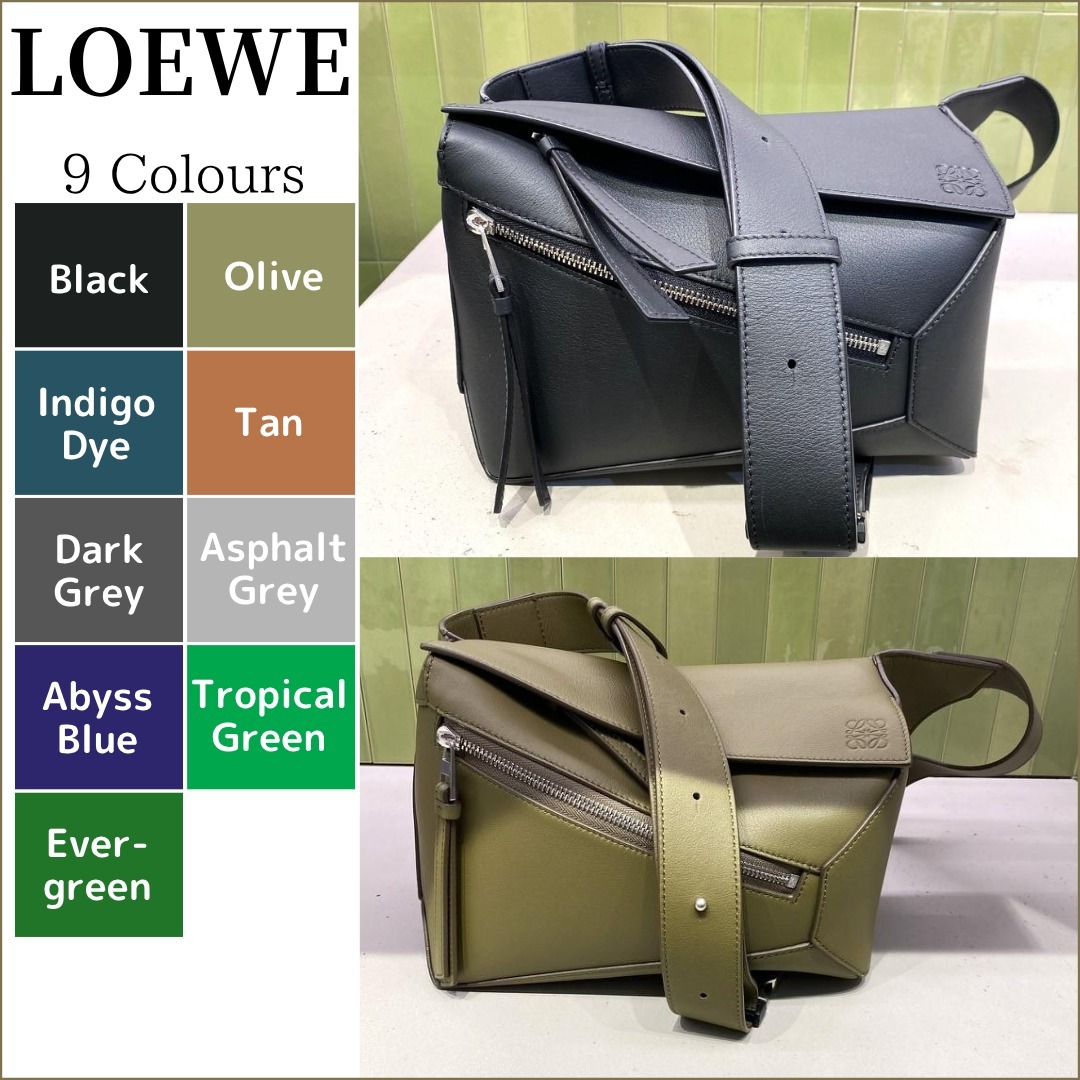 直営店買付 プレゼント☆人気 LOEWE パズル バムバッグ スモール