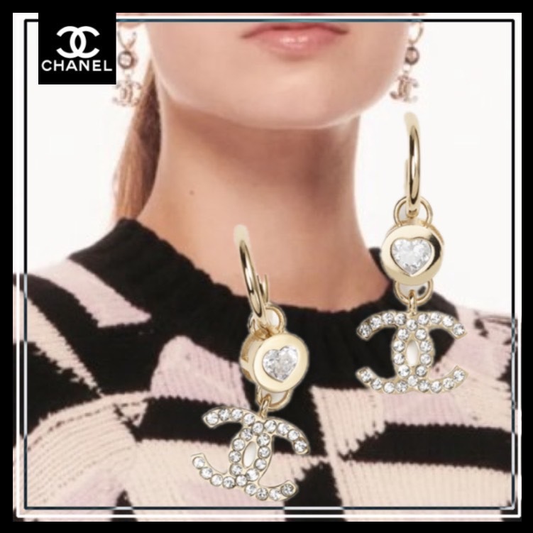 ＊ハートが可愛い♡＊【CHANEL】シャネル ピアス ロゴ