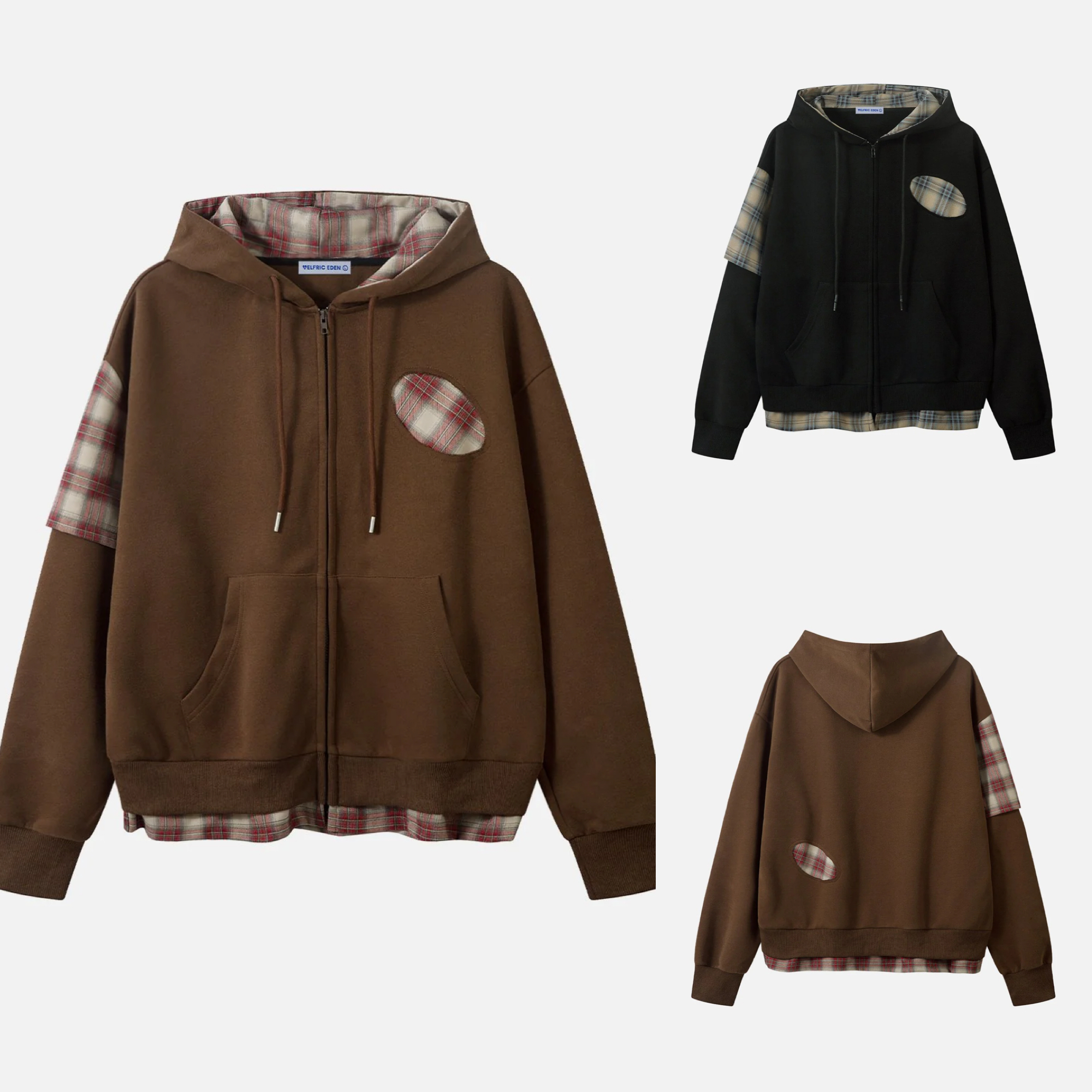 国内で当店のみ Aelfric eden パーカー 2色展開 ジップ