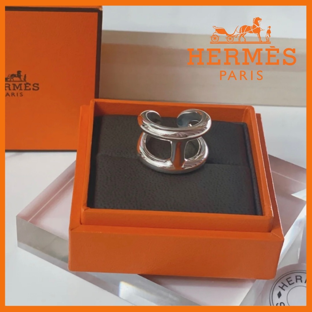 【エレガントに光る☆】 HERMES リング
