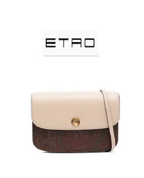 ETRO エッセンシャルジャカードクロスボディバッグ