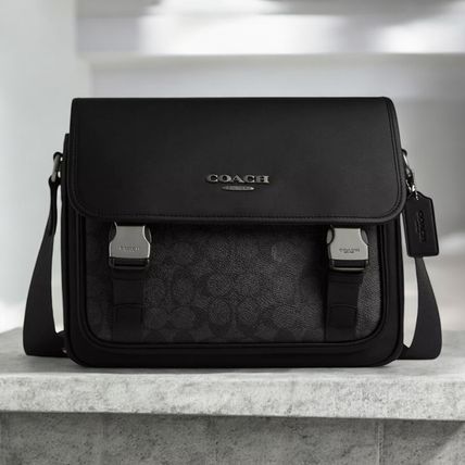 coach レーサー メッセンジャー・シグネチャー キャンバス CT716