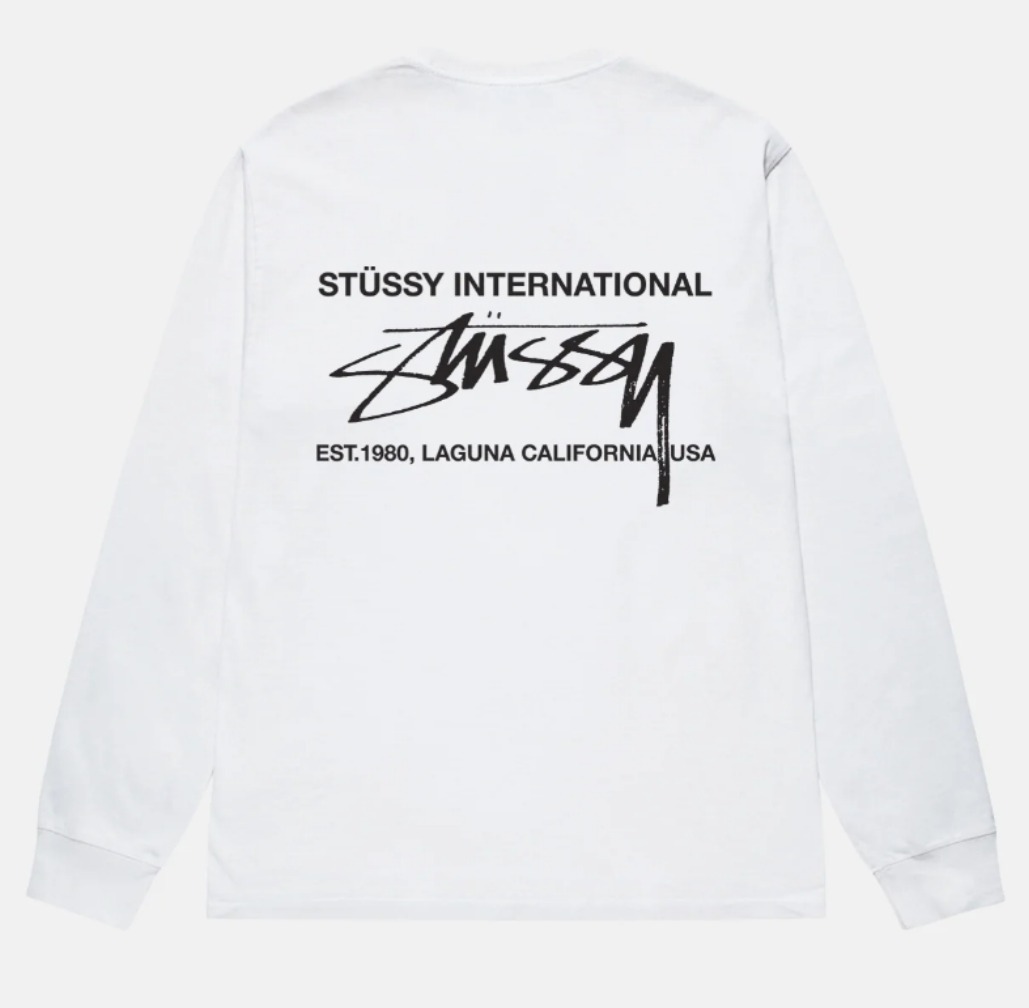 【STUSSY】SMOOTH INTERNATIONAL LS TEE ★ 定番の ロゴロンT ☆ STUSSY】SMOOTH INTERNATIONAL LS TEE ☆ 定番の ロゴロンT