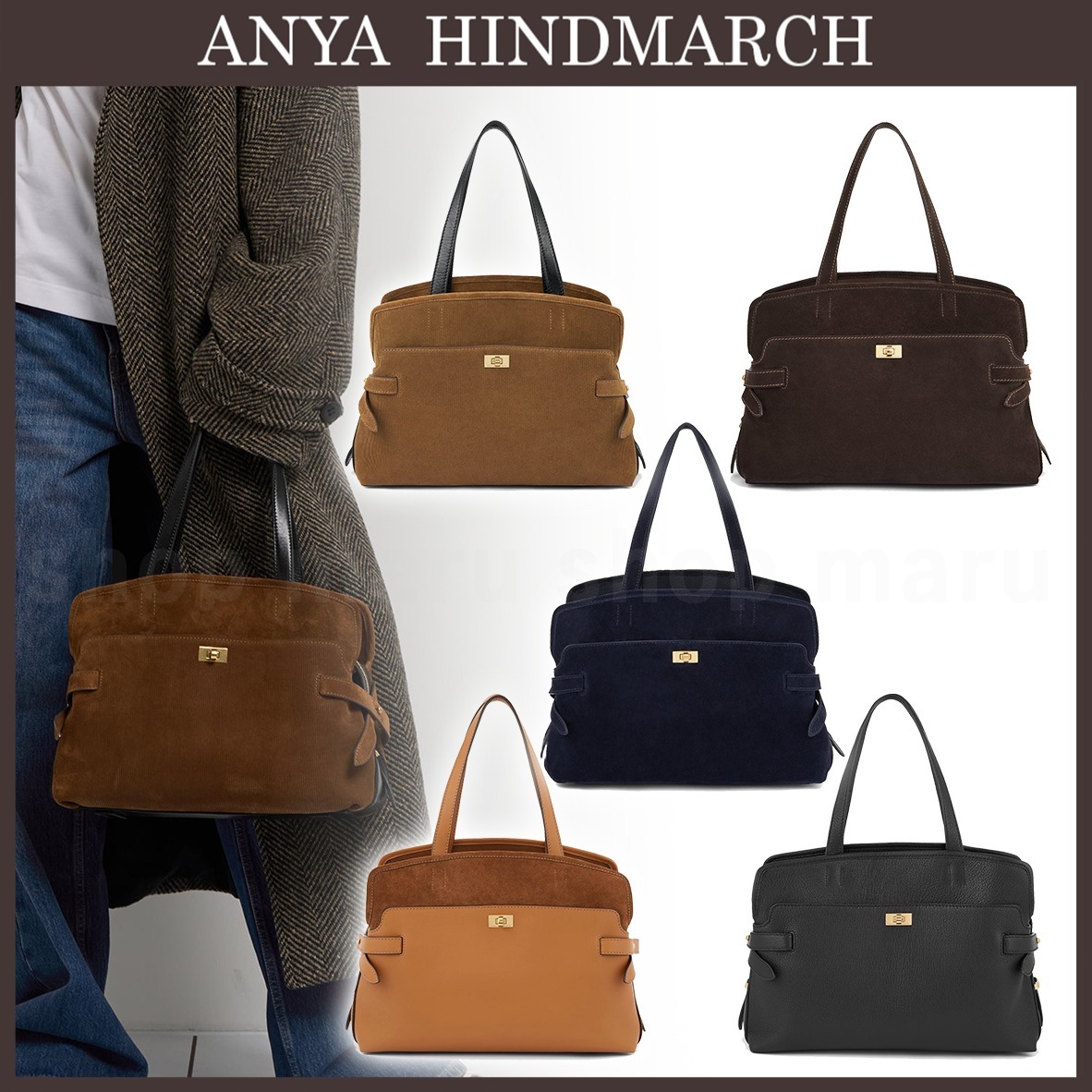 Anya Hindmarch◆ウィルソントートバッグ◆5色
