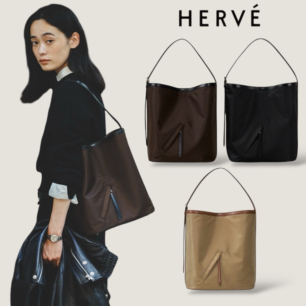 トートバッグ HERVE MAILO BAG LARGE NYLON_3COLORS
