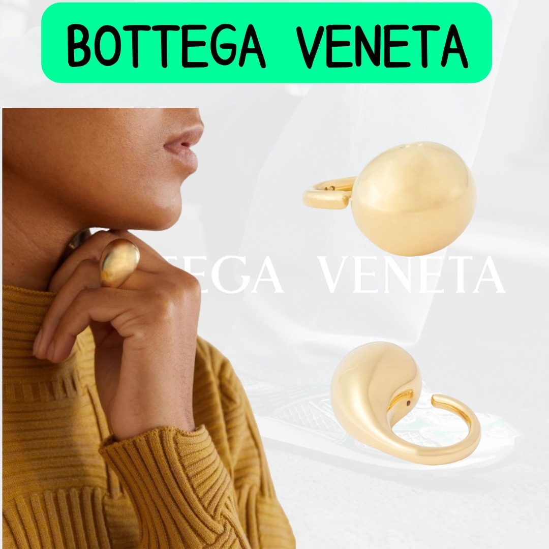 【国内発送関税込】【BOTTEGA VENETA】ゴールドメッキ リング