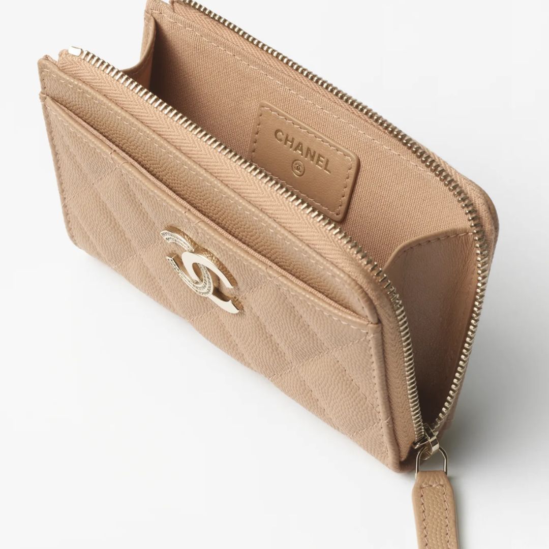 《大人気》 CHANEL ジップ カードケース フラグメントケース