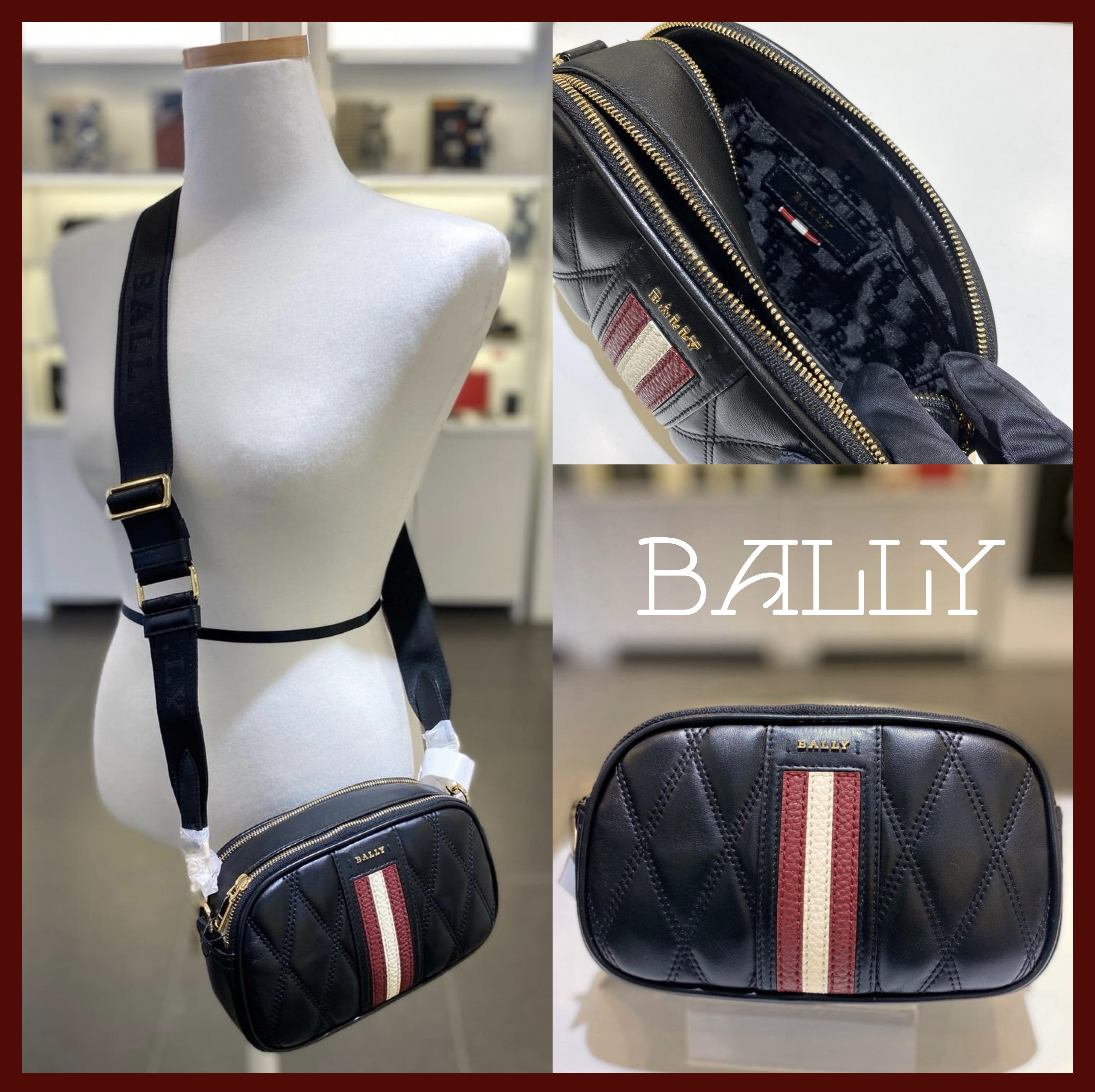 【関税込み】 ☆BALLY☆ DENNI ロゴ ショルダーバッグ