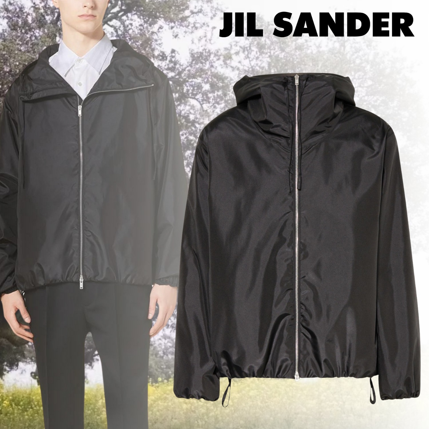 JIL SANDER サイドポケット Bomber Jacket ボンバージャケット
