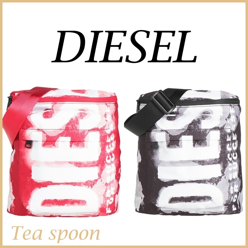 DIESEL◆２色展開 ロゴ バイカラー クロスボディバッグ 送料込