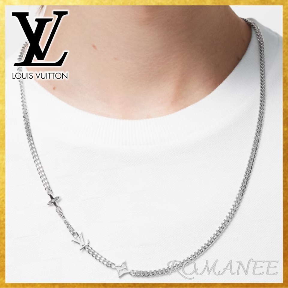 スタイリッシュ♪【LOUISVUITTON】ネックレス・モノグラム ロウ