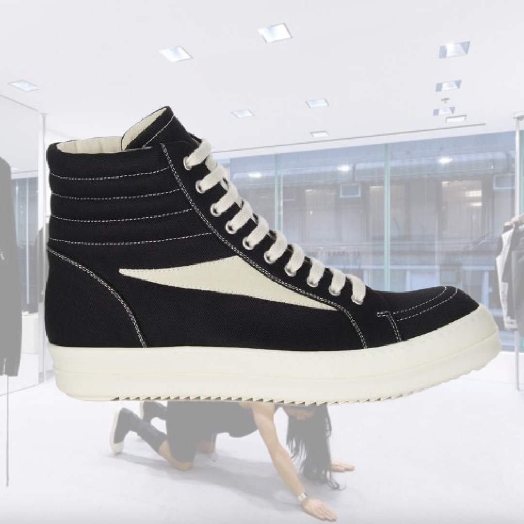 【希少】RICK OWENS DRKSHDW HEXAビンテージスニーカー ブラック