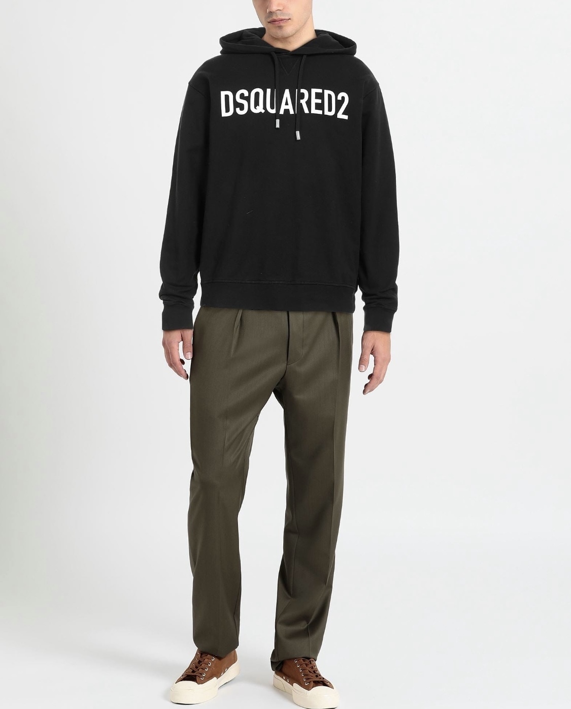 送料関税込み☆DSQUARED2 ロゴ スウェットパーカー