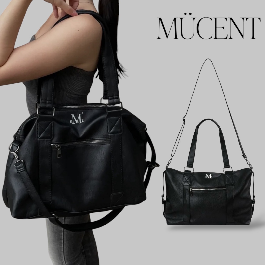 ハンドバッグ MUCENT Prime Wrinkle Leather Tote Bag