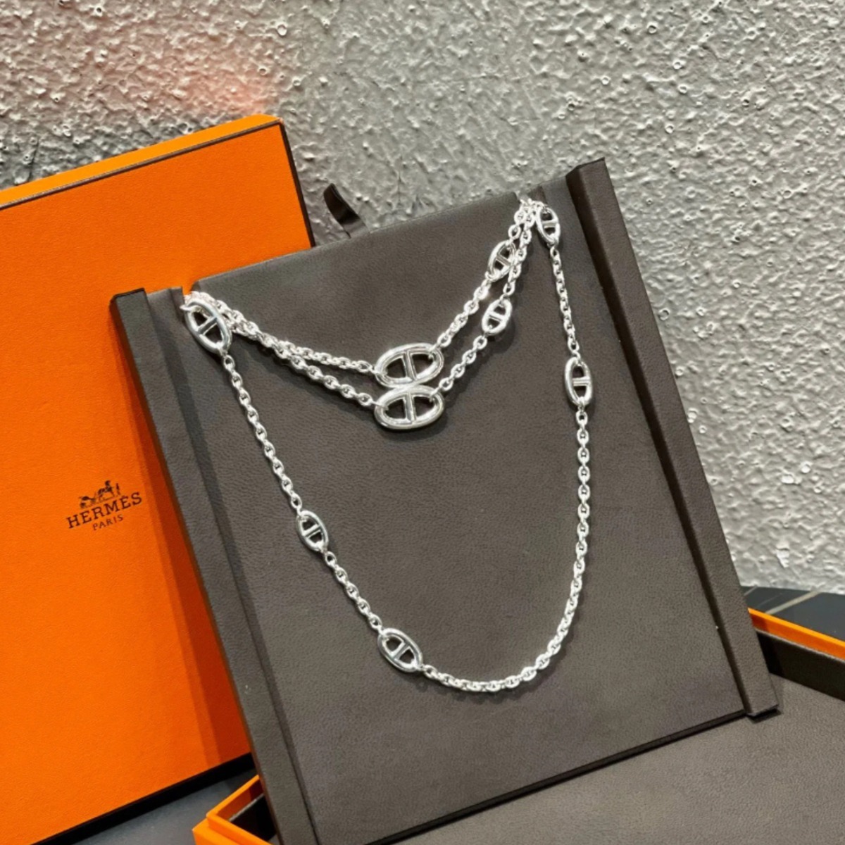 ◇HERMES◇Farandole《ファランドール》ロングネックレス 160