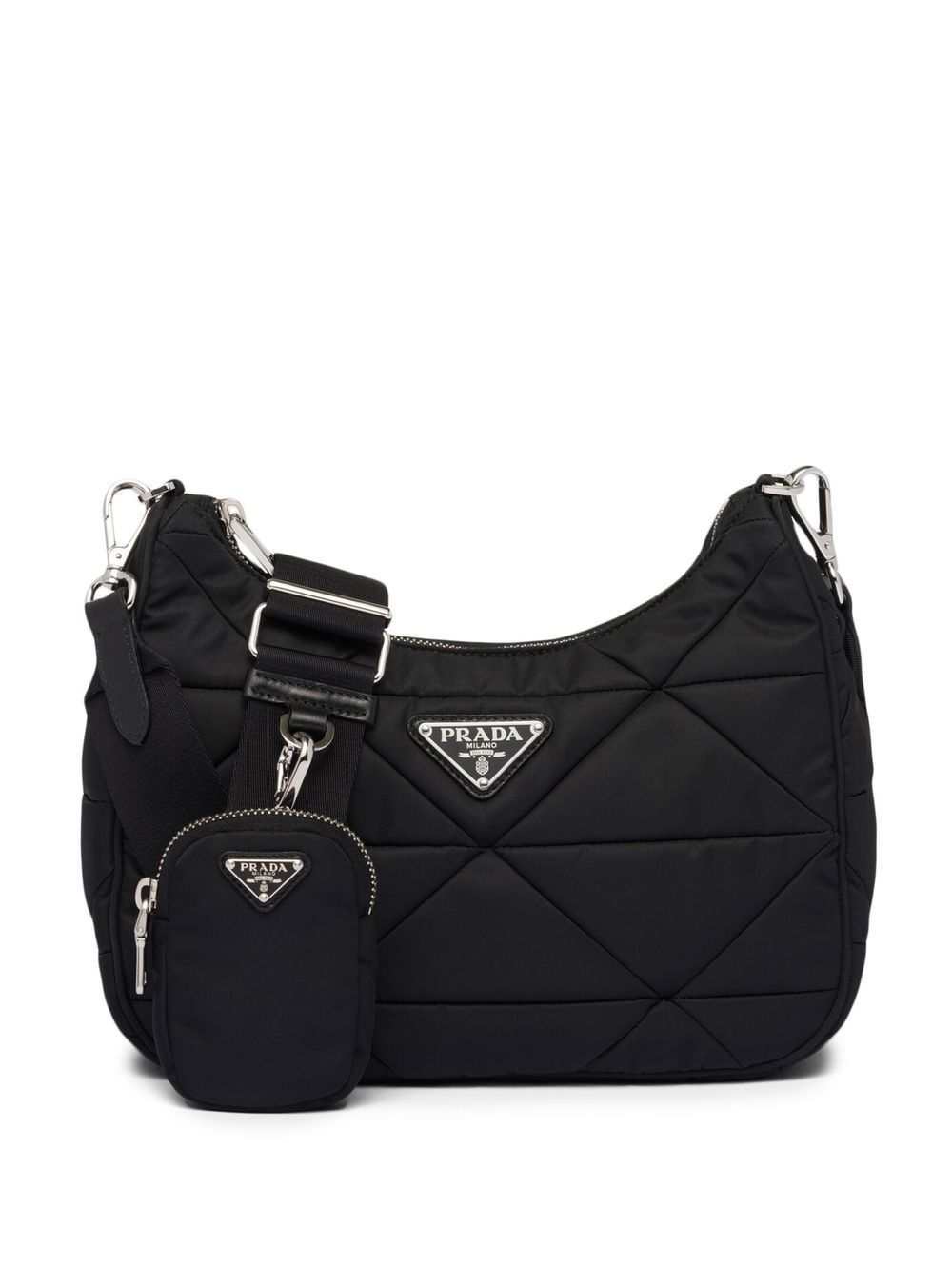 関税込み[PRADA]パッド入りリナイロンショルダーバッグ