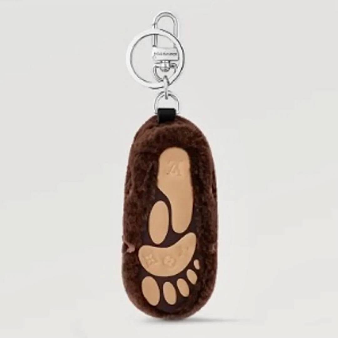 Louis Vuitton モノグラムフットプリントキーホルダー