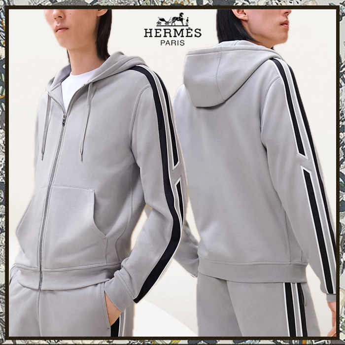 HERMES 24AW フーデッドジップパーカー《Run H》Silex 直営店