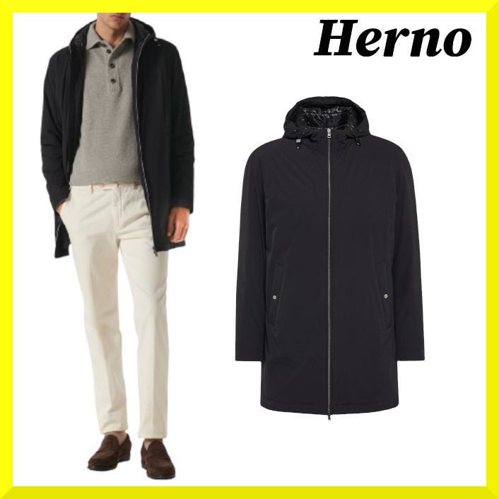 Herno☆関税込☆フルジップ テクニカルパーカー ブラック