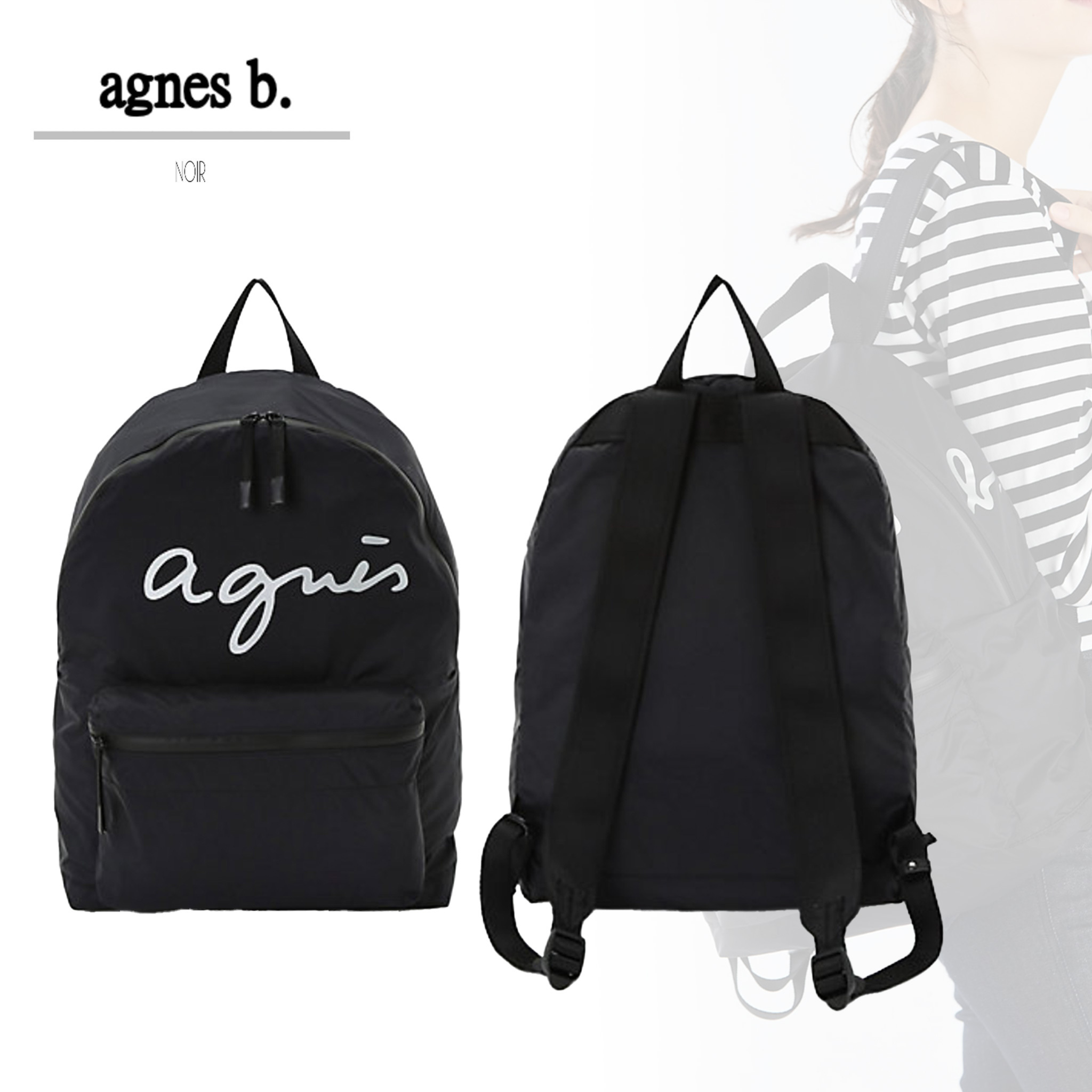 即発【agnes b.】ユニセックス ＸＡＨ０３−０１ バックパック