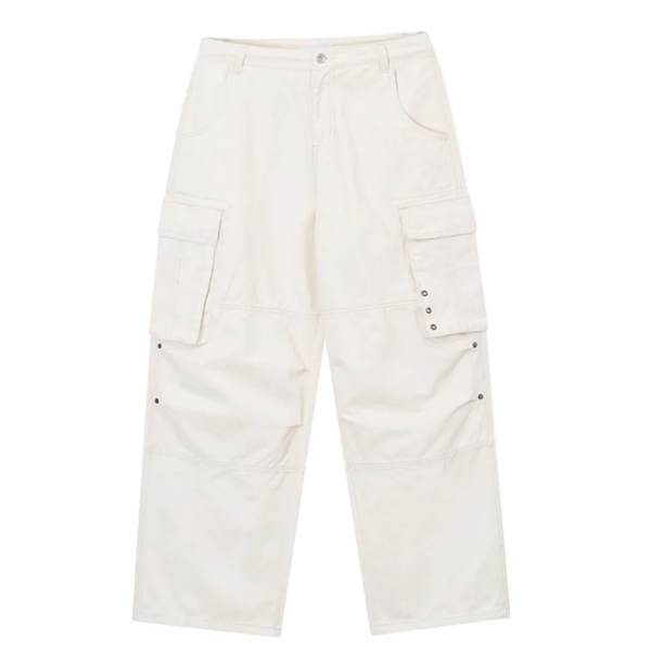 パンツ・ボトムスその他 IONSEOUL Eyelet Cotton Cargo Pants JE372