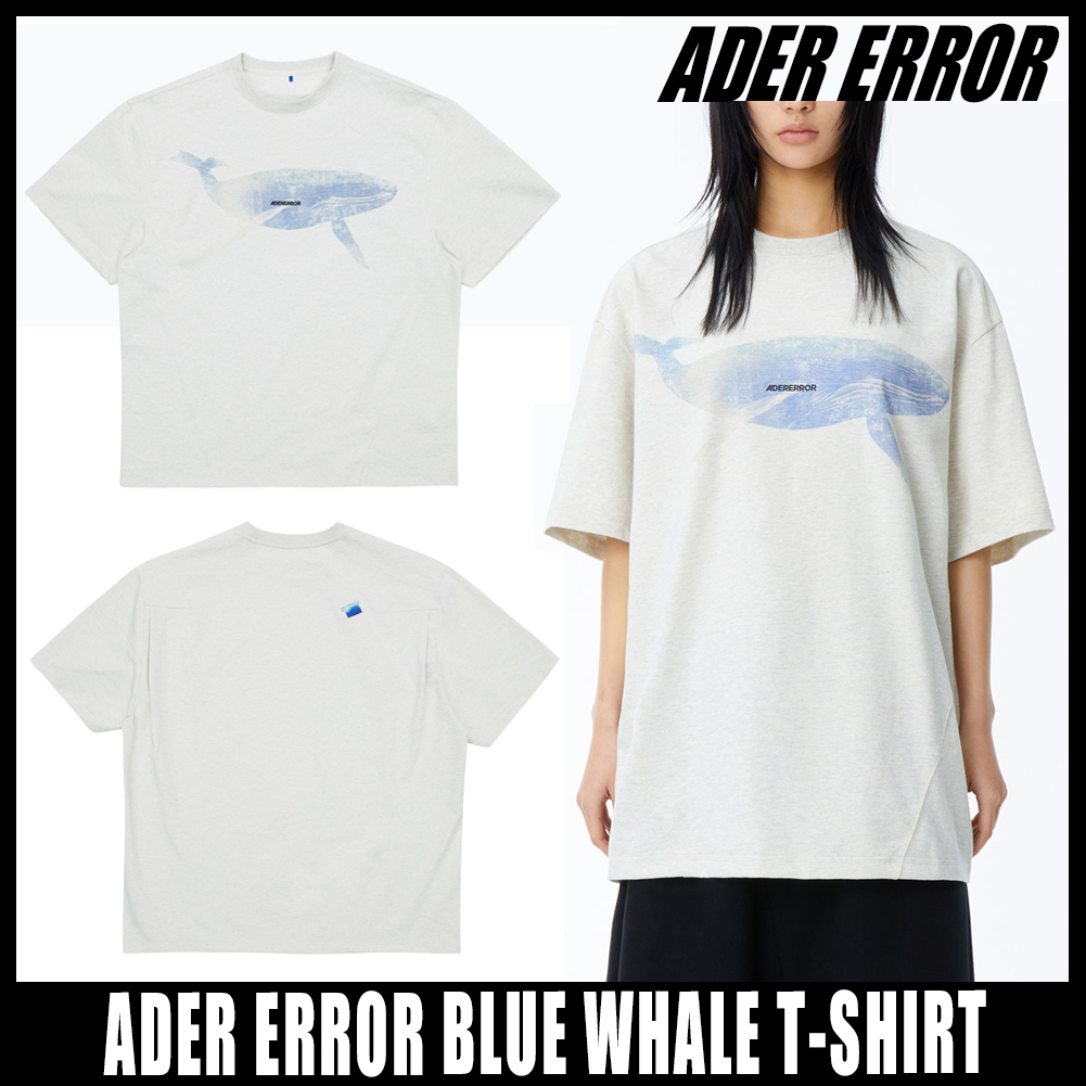 ◆正規品◆ADER ERROR BLUE WHALE T-SHIRT◆関税込◆男女共用◆