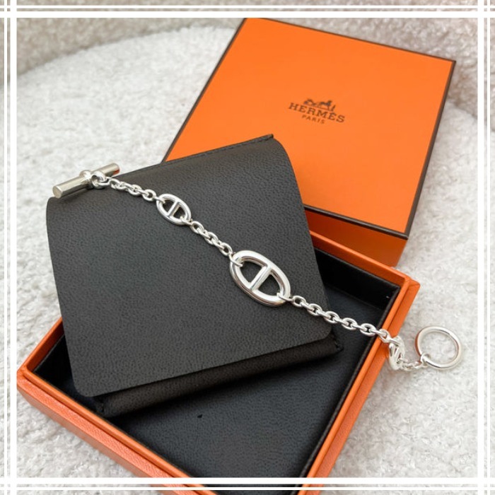HERMES ファランドール ブレスレット シルバー 上品 ご褒美 洗練