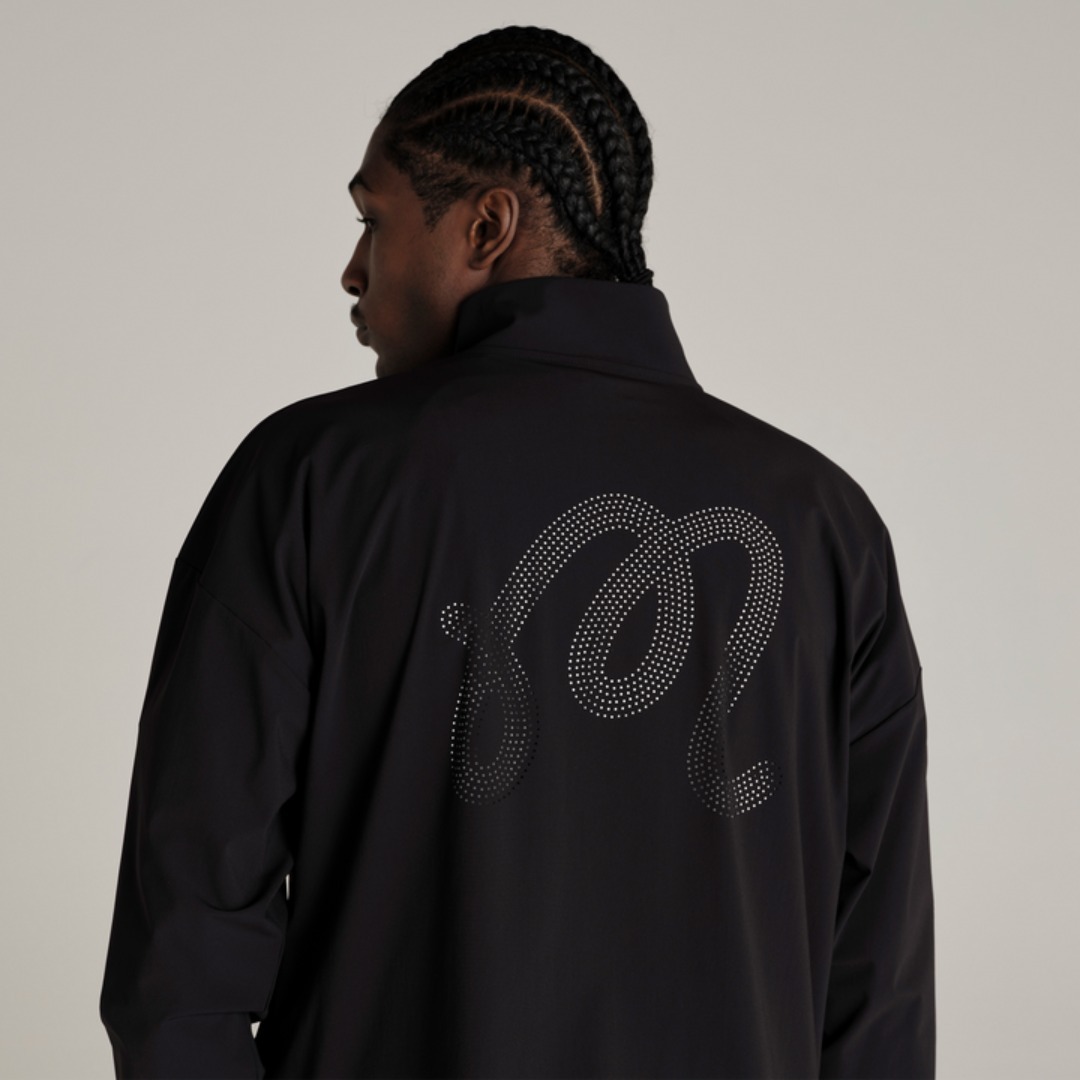 Malbon Golf】Performance Quarter Zip Shell Pullover (Malbon