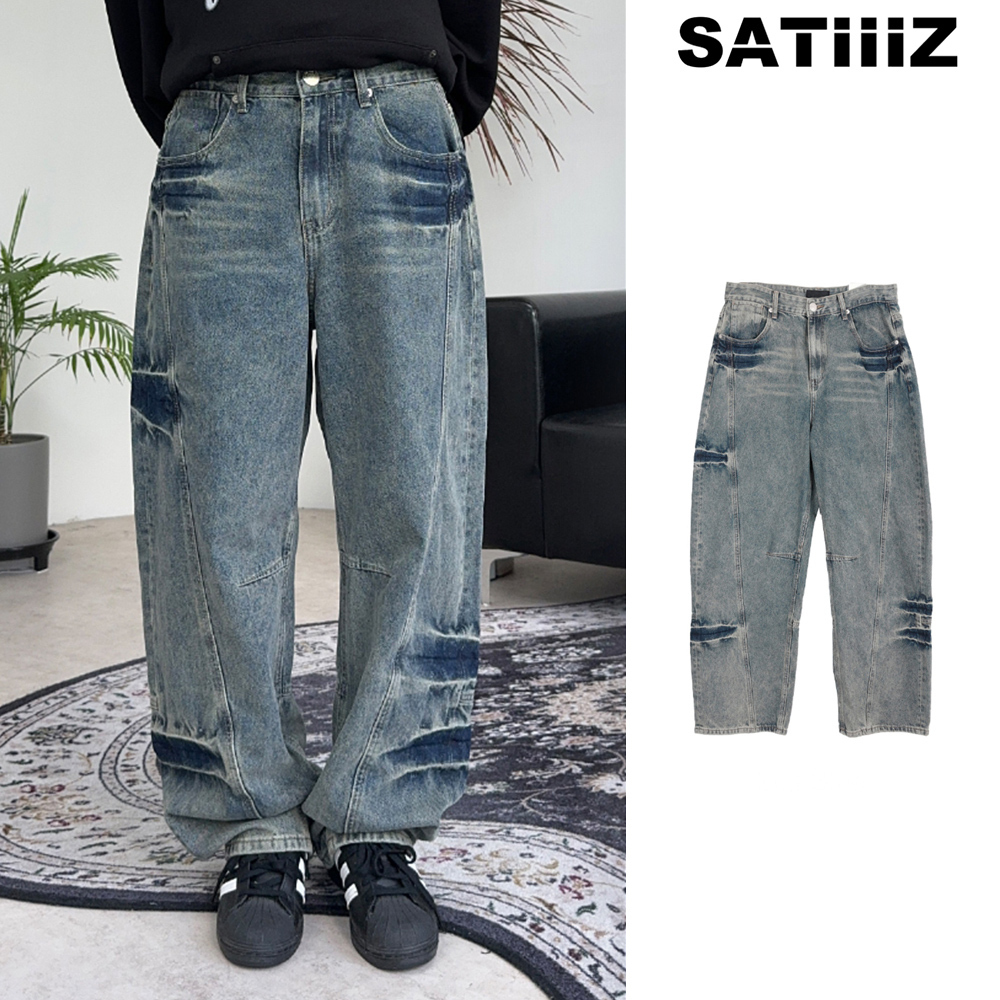 【SATIIIZ】Vint Domingo Washing Denim Pants