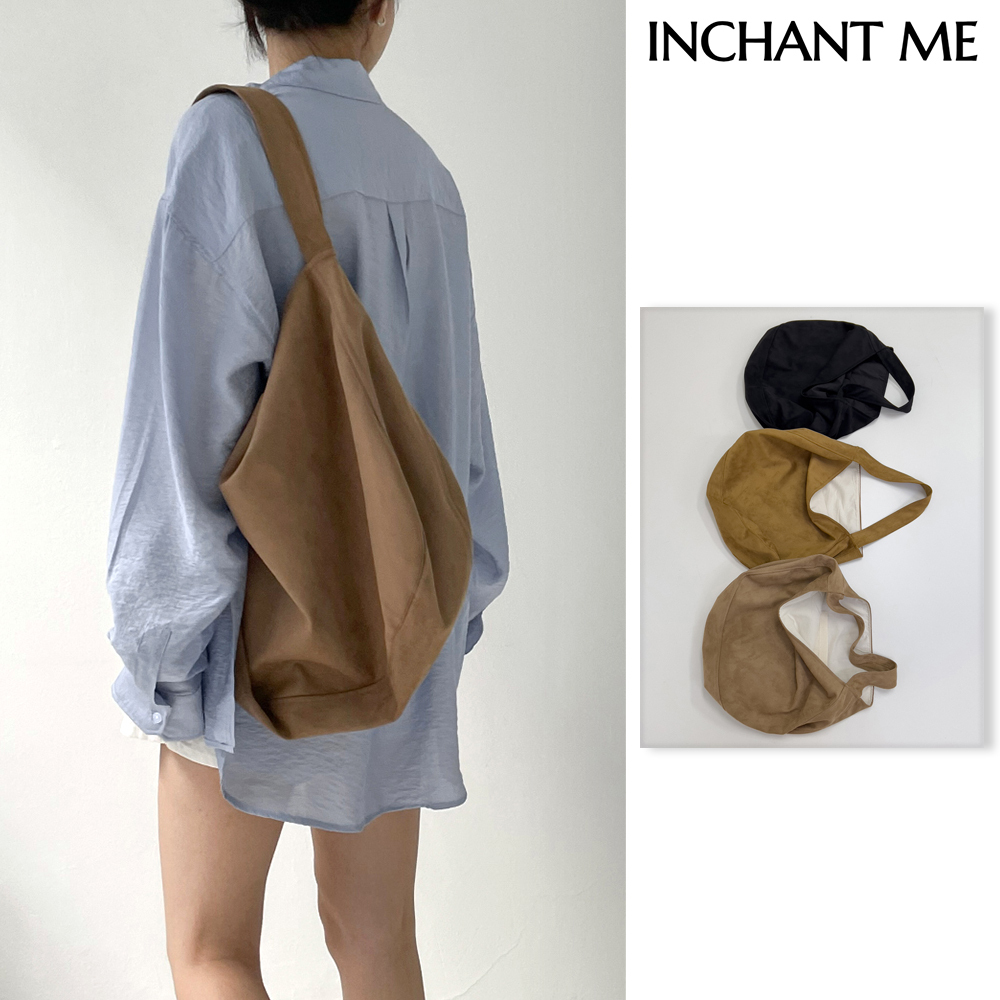 【INCHANT ME】Naise Suede Big Shoulder Bag