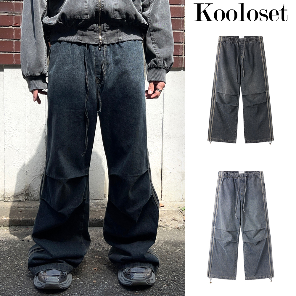 【BAON】[unisex] Sameda Nylon String Banding Balloon Pants BAON】[unisex] Sameda Nylon String Banding Balloon Pants