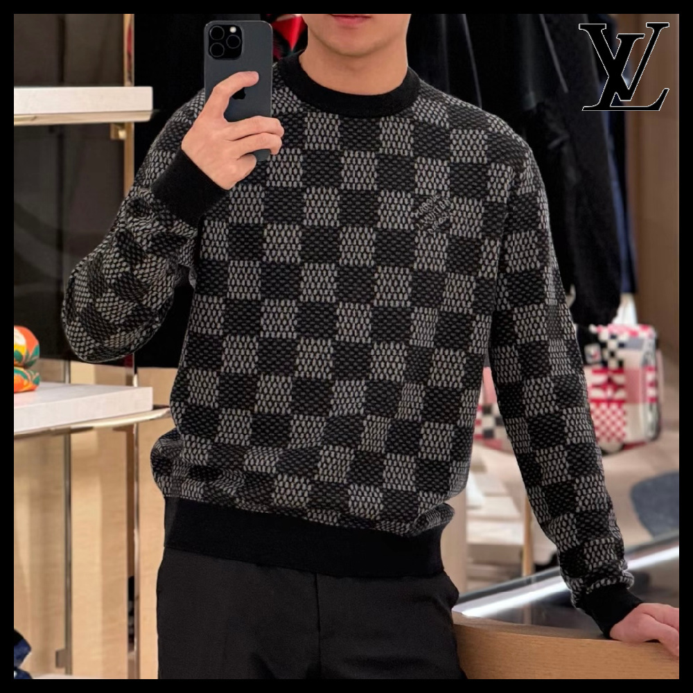 【上品なダミエ柄が素敵♪】Louis Vuitton★クルーネック