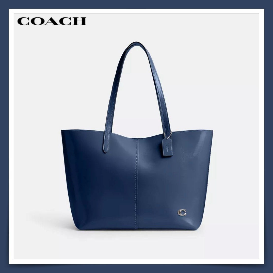 ★COACH★Norte Tote 32★Deep Blue★
