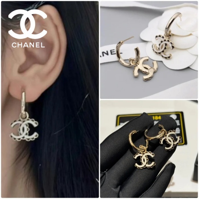 【毎日活躍すること間違いなし♪】CHANEL フープピアス