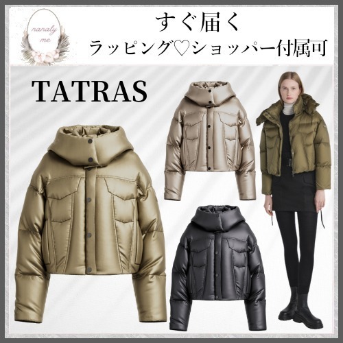 【奥行き感のある光沢が魅力♪】タトラス ダウンジャケット