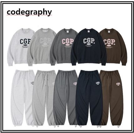 【 codegraphy 】CGP ARCH LOGO MAN TO MAN codegraphy 】CGP ARCH LOGO MAN TO MAN SET UP (codegraphy